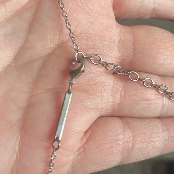 Kendra Scott Silver Necklace with Multicolor Pendant - Picture 8 of 9